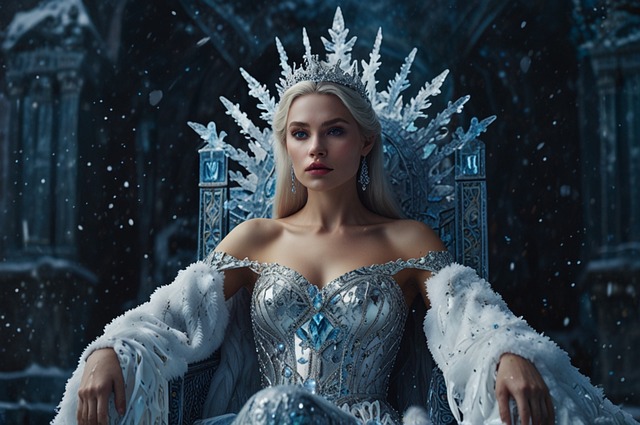 Free Snow Queen Fantasy illustration and picture