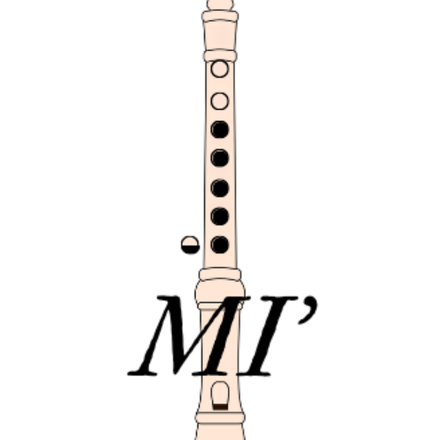 Flöte, Recorder, Hinweis, Noten, Musik
