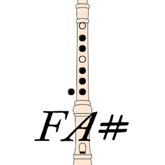 Flöte, Recorder, Hinweis, Noten, Musik