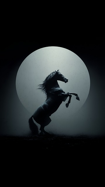 Free ai generated horse stallion illustration