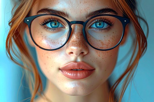Portret, Vrouw, Meisje, Model