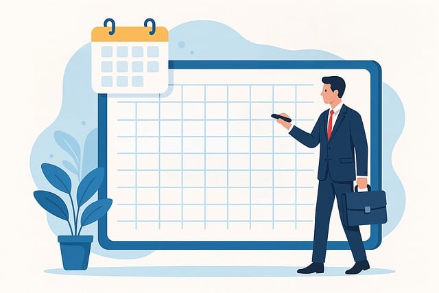 Free businessman professional presentation illustration