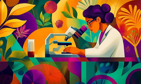 Free Researcher Lab illustration and picture