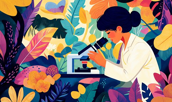 Free Researcher Lab illustration and picture