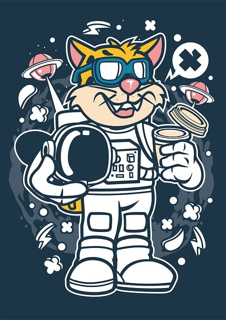 Free astronaut trouser design summer trouser design illustration