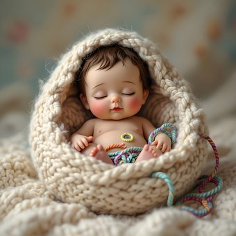 Free Infant Sleep illustration and picture
