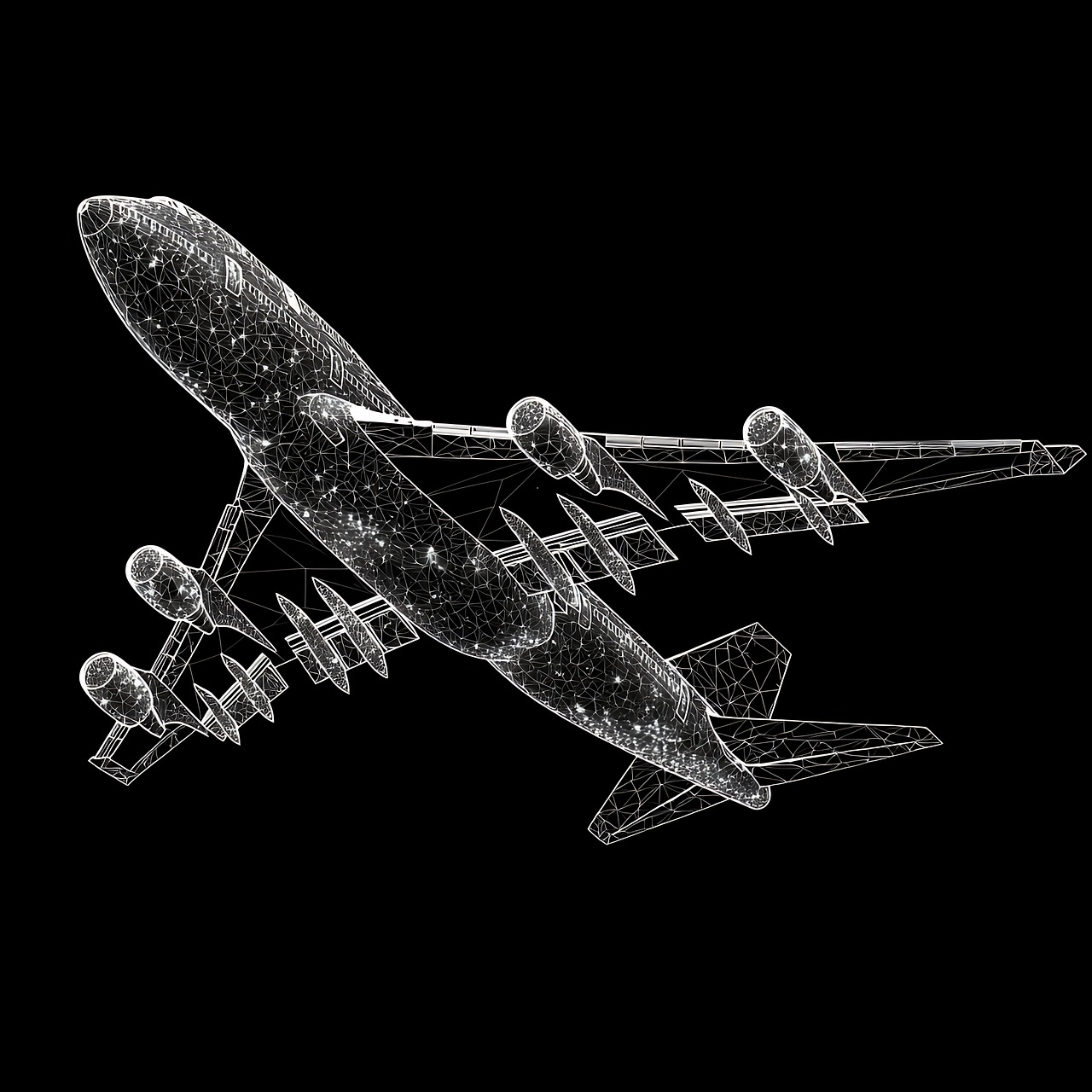 Download Ai Generated, Aircraft, Wireframe. Royalty-Free Stock ...