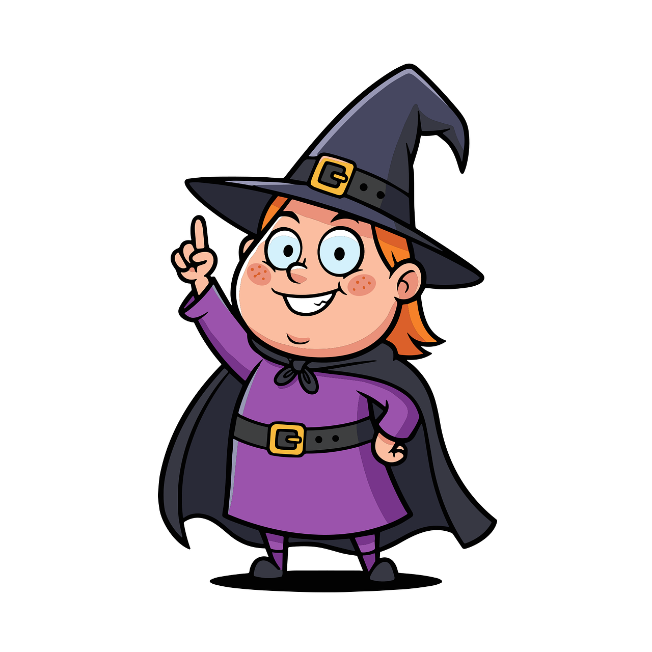 halloween witch cartoon for kids
