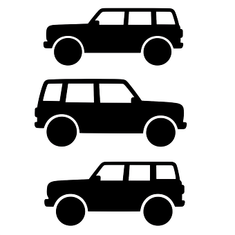 Free Suv Silhouette vector and picture