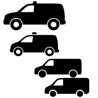 Free Van Silhouette vector and picture