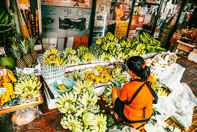Tailandia, Plátanos, Tropical, Vistoso