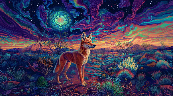 Dingo, Aborigines, Wild, Wildnis, Wüste