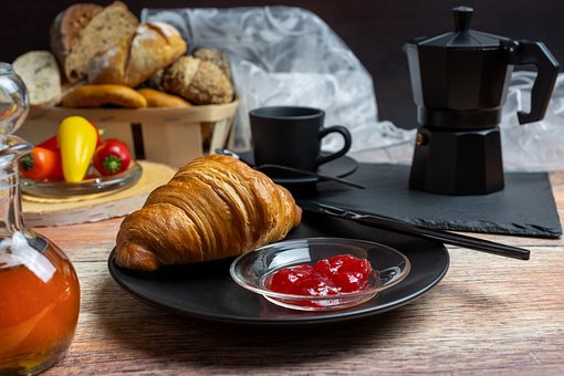 Free Breakfast Croissant photo and picture