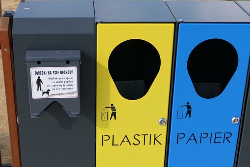 Müll, Behälter, Recycling, Plastik, Hund