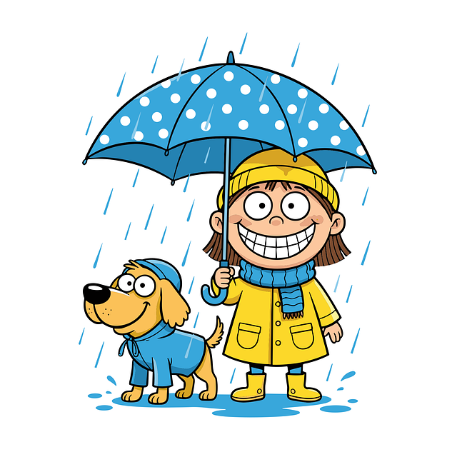 Free girl animal autumn vector