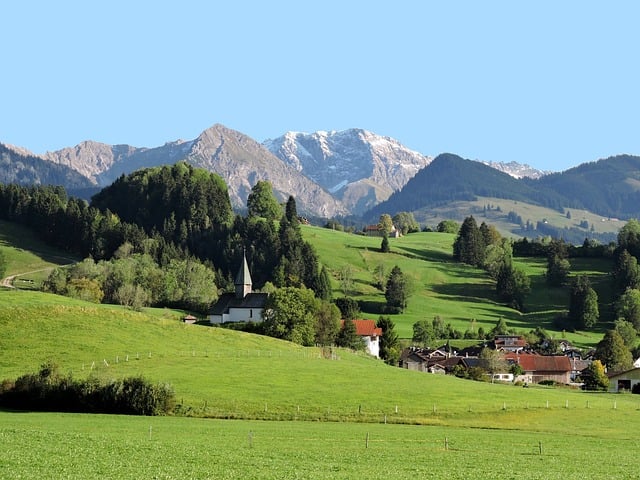 Berghof Kapel, Allgäu, Kapel, Bjerge