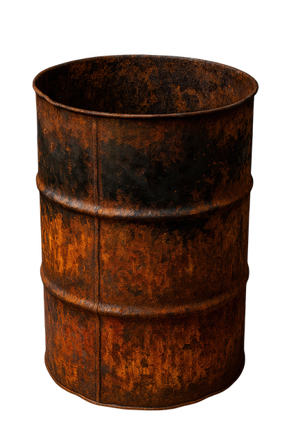 Free rusty barrel oil drum industrial texture illustration