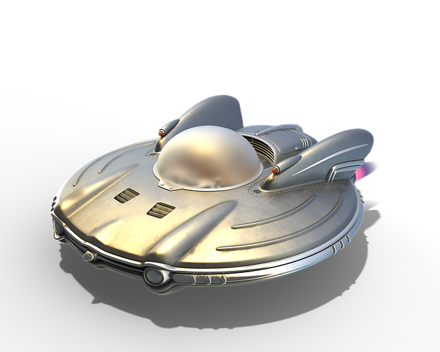 Free ufo spaceship extraterrestrial illustration