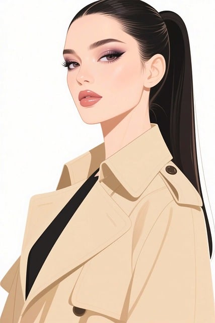 Free ai generated minimal aesthetic sleek silhouette illustration