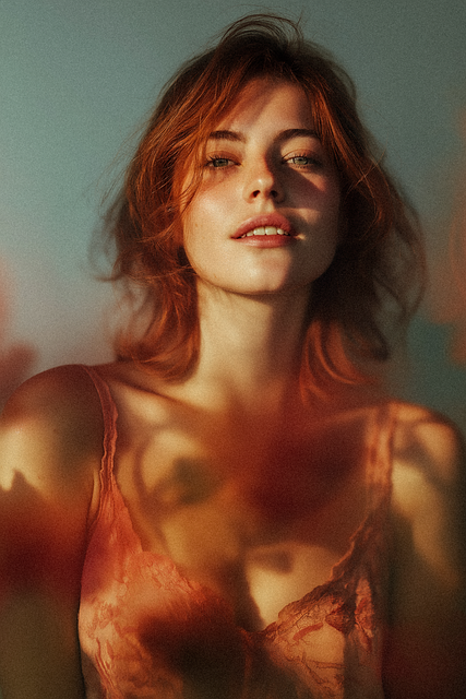 Visător, Portret, Femeie, Fată, Model
