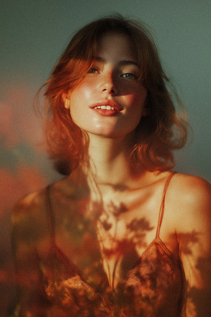 Visător, Portret, Femeie, Fată, Model
