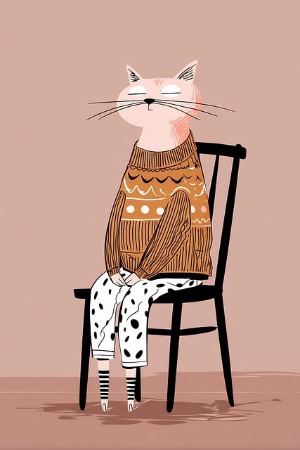 Free cat cartoon animal illustration