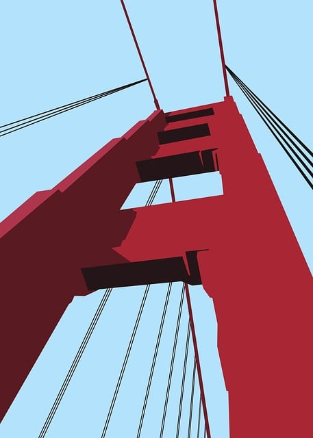 Free goldengate sanfrancisco bridge illustration