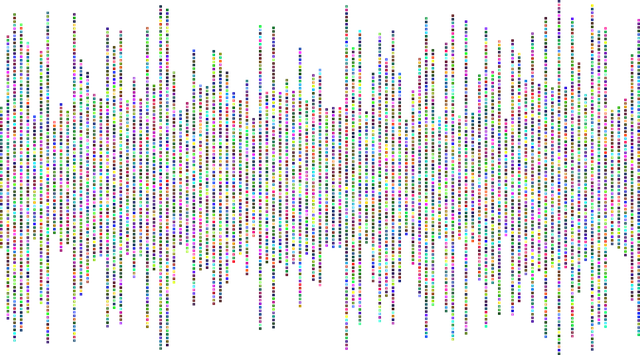 Free music waveform graphic equalizer vector