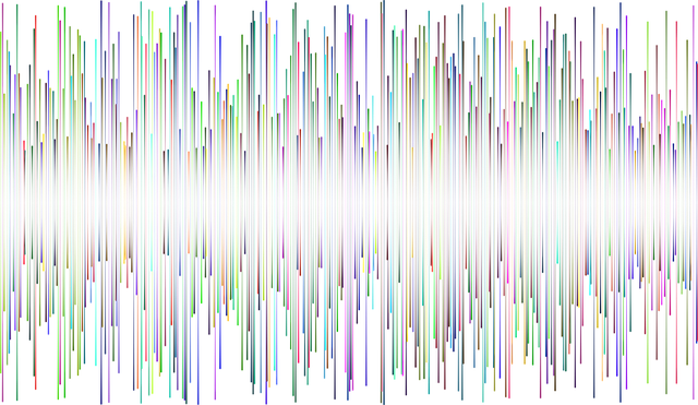 Free music waveform graphic equalizer vector