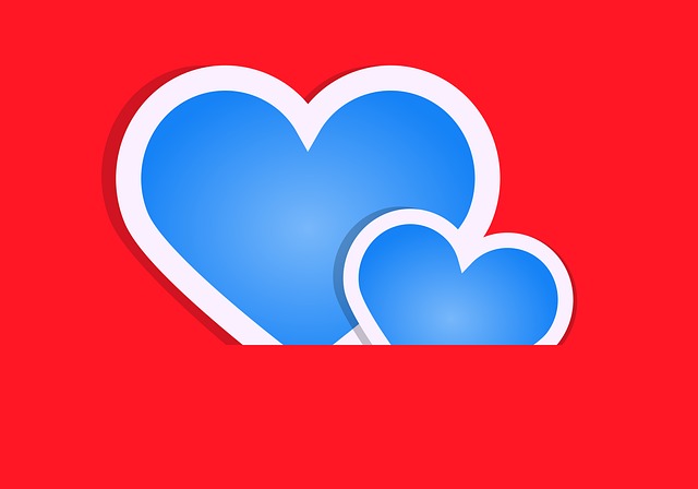 Free love card copy space to write illustration
