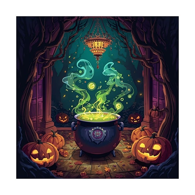 Free halloween spooky pumpkin vector
