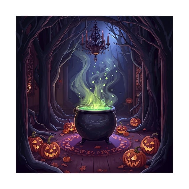 Free halloween spooky pumpkin vector