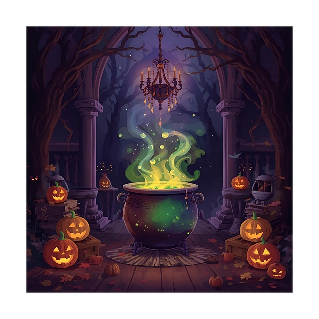 Free halloween spooky pumpkin vector