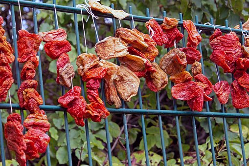 Paprika, Grønnsaker, Tørke, Tørket