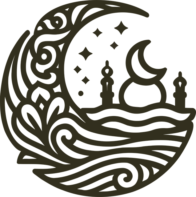 Mond, Nacht, Silhouette, Islam, Arabisch