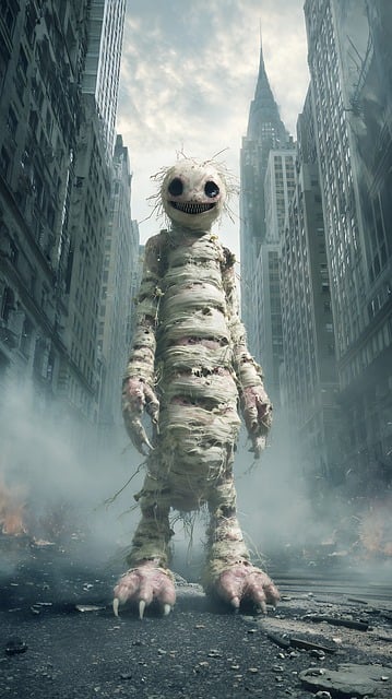 Free ai generated creature monster illustration