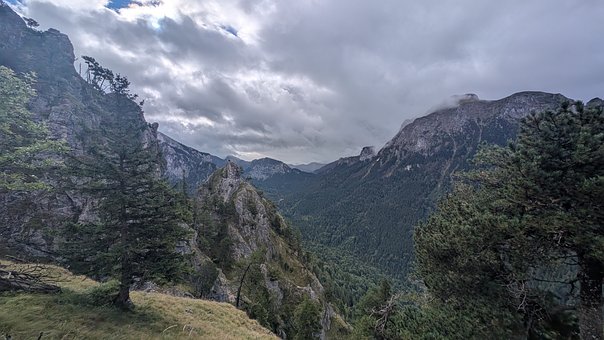 Bergen, Natuur, Landschap, Wolken, Berg