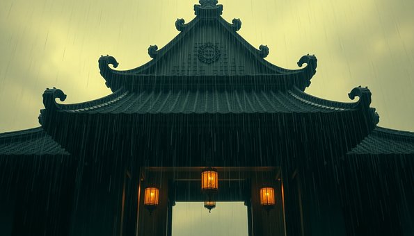 Tempel, Helligdom, Natur, Lys, Nat