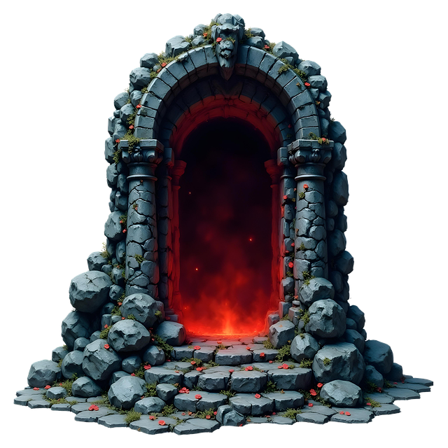 Free gate path goal illustration