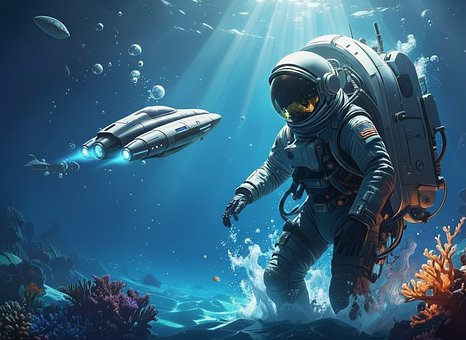 Free Gemini Astronaut illustration and picture