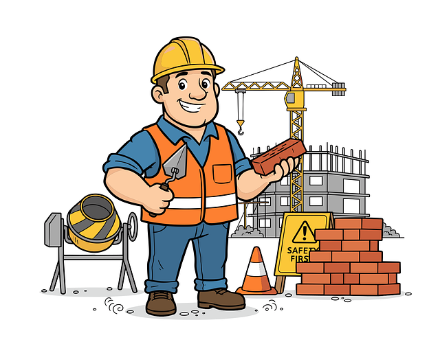 Bauarbeiter, Baumeister, Baustelle