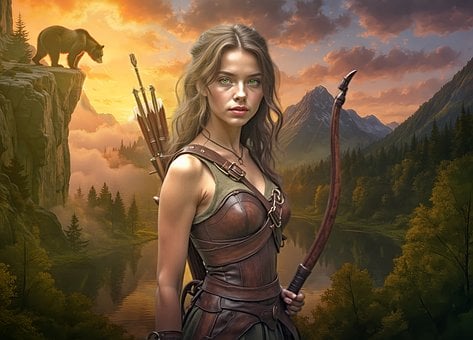 Free Woman Portrait photo and picture