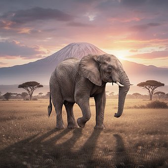Free Elephant Isolated photo and picture
