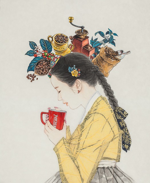 Free author kim hyun-jung korean painter oriental painter illustration