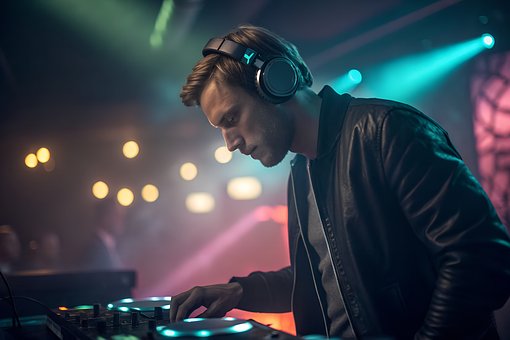 Dj Med Hovedtelefoner, Dj-Portræt