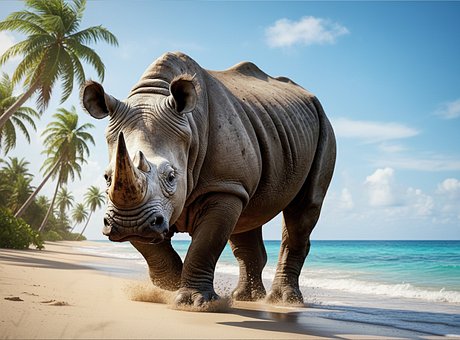 Free Rhino Africa illustration and picture