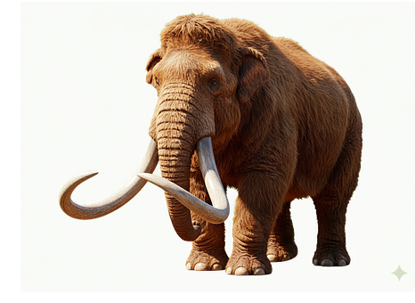 Free Mammoth Isolated illustration and picture