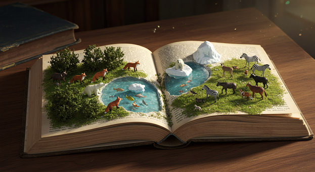 Free Ai Generated Book illustration and picture