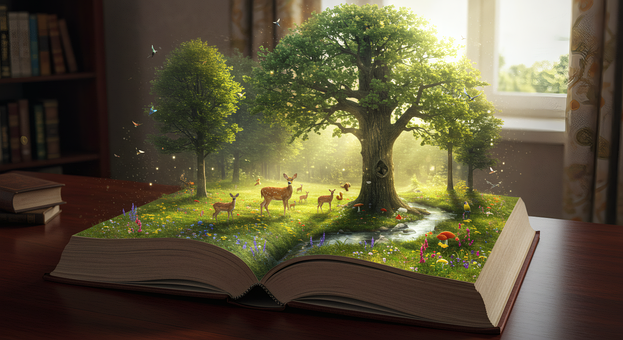 Free Book Fantasy illustration and picture