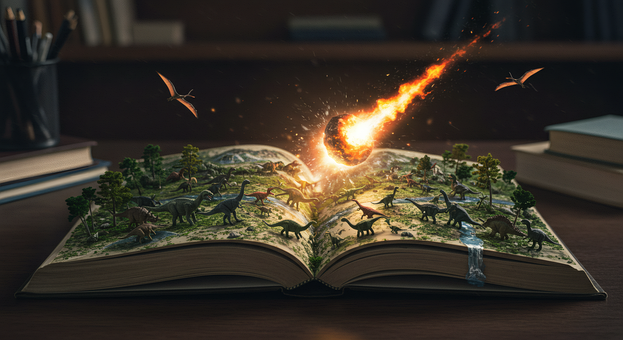 Free Dinosaur Extinction illustration and picture
